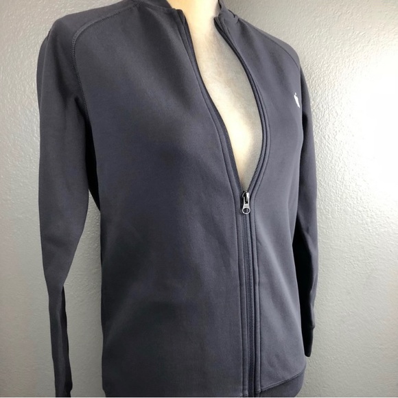 Apple employee gray zip up sweater - Picture 3 of 4